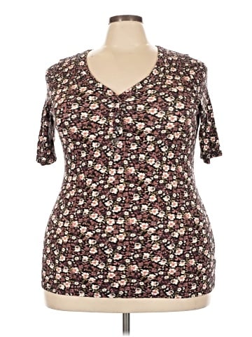 Torrid Short Sleeve Henley (view 1)