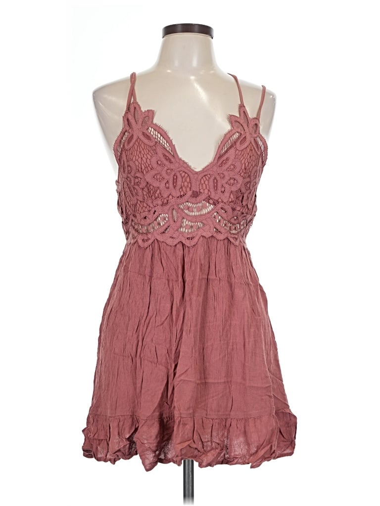 Pre-owned Blue Rain Cocktail Dress In Burgundy