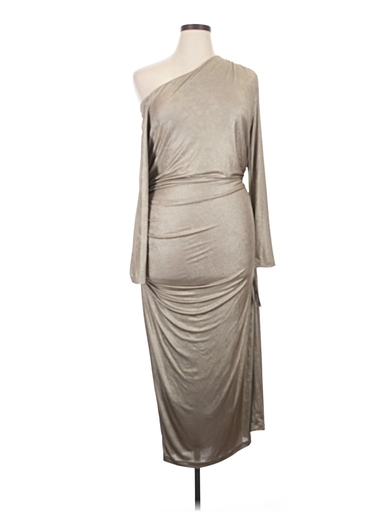 Taylor Cocktail Dress In Silver