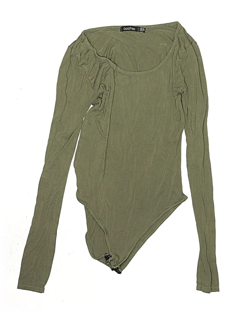 Pre-owned Boohoo Bodysuit In Green