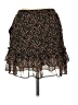 Sienna Sky 100% Polyester Floral Black Casual Skirt Size L - photo 2