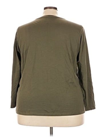 Lands' End 3/4 Sleeve T-Shirt (view 2)