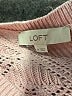 Ann Taylor LOFT 100% Cotton Hearts Pink Pullover Sweater Size M - photo 7