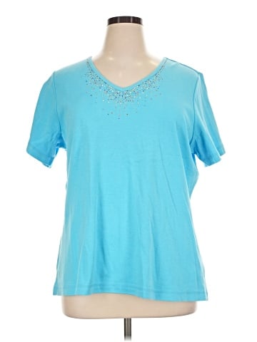 Quacker Factory Short Sleeve Top (view 1)