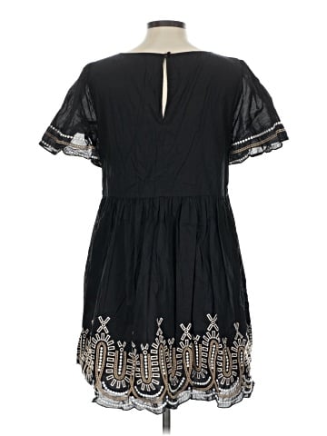 Madewell Embroidered Eyelet Puff-Sleeve Mini Dress (view 2)
