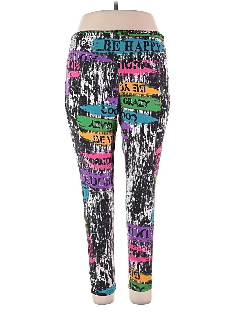 Pre-owned Rouge Active Pants In Black