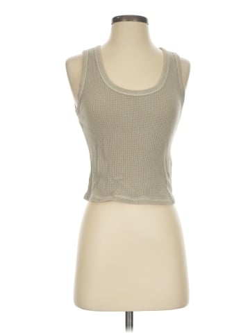 Madewell Waffle Knit Scoop Crop Tank (view 1)