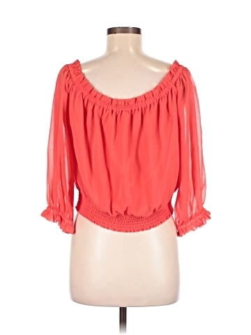 Bebe 3/4 Sleeve Blouse (view 2)