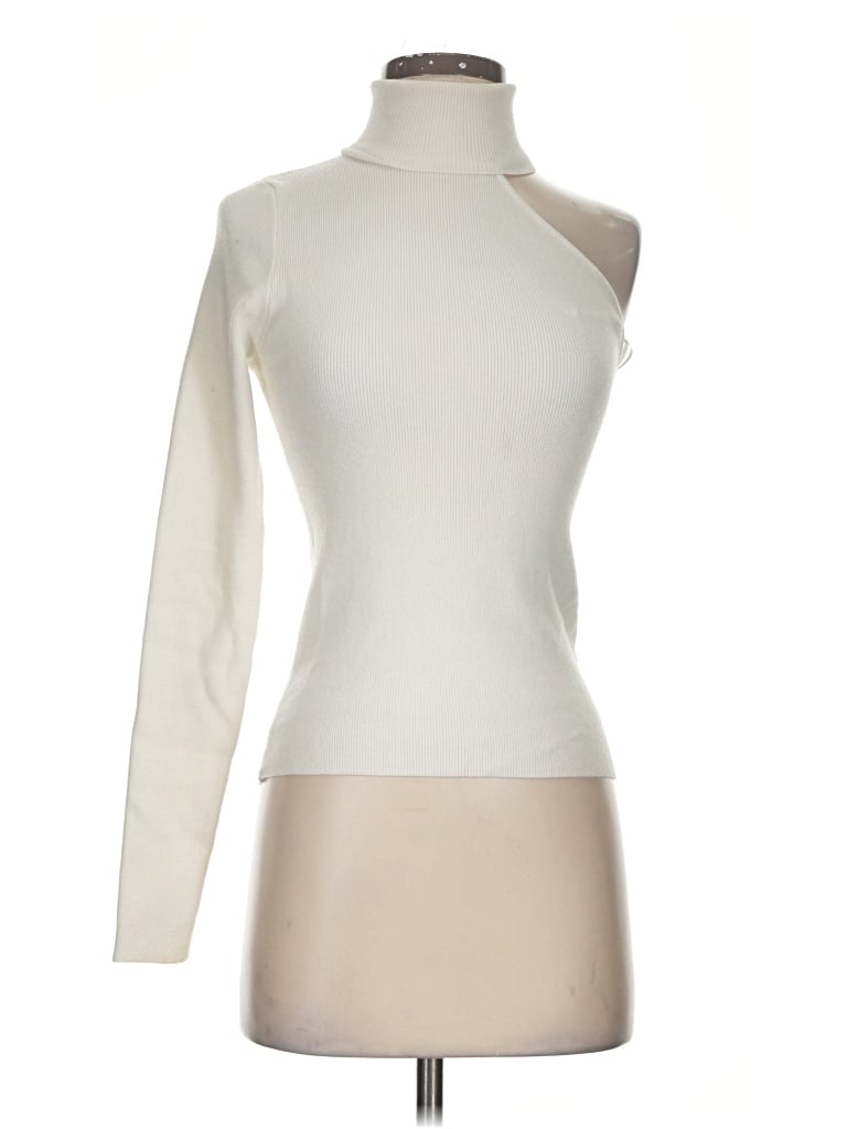 Pre-owned Bardot Turtleneck Sweater In Ivory