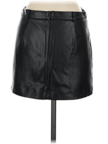 Zara Faux Leather Skirt (view 2)