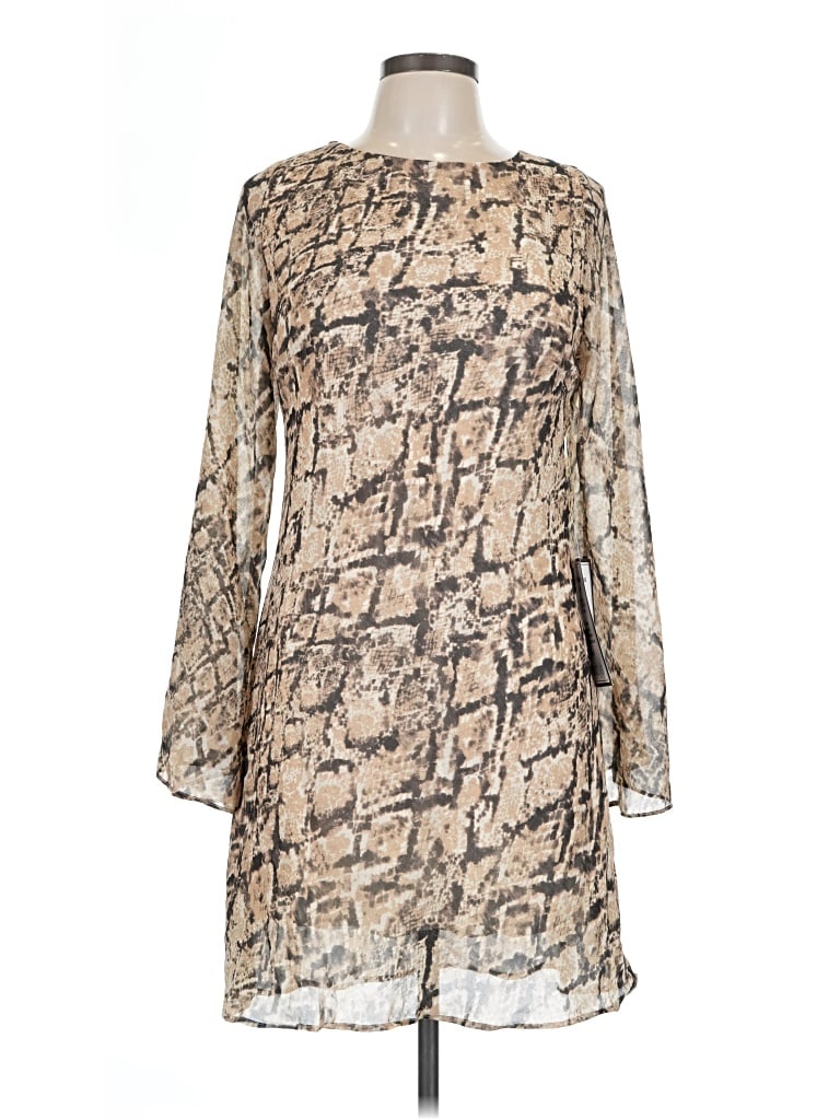 B Darlin Cocktail Dress In Tan