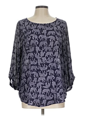 Mix by 41 Hawthorn 3/4 Sleeve Blouse (view 1)