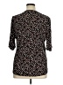 Anne Klein Polka Dots Black 3/4 Sleeve Blouse Size XL - photo 2