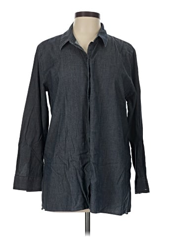Eileen Fisher Long Sleeve Button-Down Shirt (view 1)