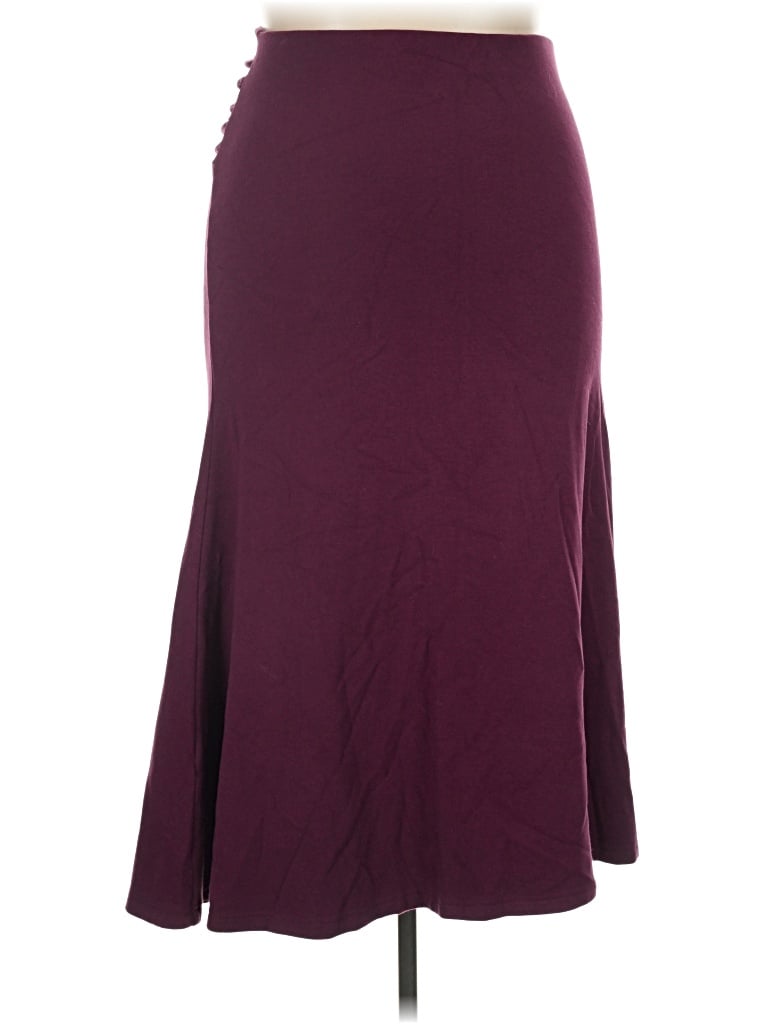 Pre-owned Ogl Casual Skirt In Burgundy