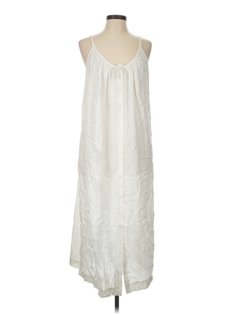 Pre-owned Little Moon Casual Dress In Ivory