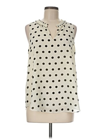 Rose + Olive Sleeveless Blouse (view 1)