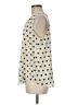 Rose + Olive 100% Polyester Polka Dots Ivory Sleeveless Blouse Size M - photo 5