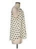 Rose + Olive 100% Polyester Polka Dots Ivory Sleeveless Blouse Size M - photo 4