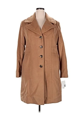 Anne Klein Wool Coat (view 1)