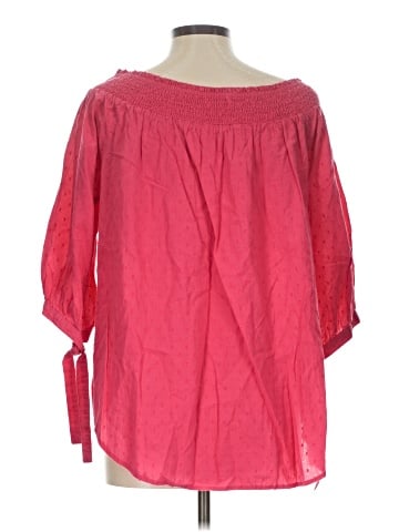 Kensie 3/4 Sleeve Blouse (view 2)