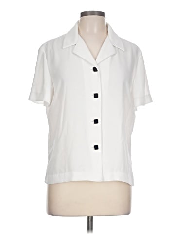 Leslie Fay Short Sleeve Blouse (view 1)