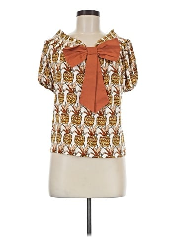 Porridge Short Sleeve Blouse (view 1)