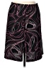 A. Byer Graphic Black Formal Skirt Size L - photo 1