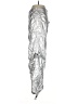 Zara Metallic Silver Cargo Pants Size M - photo 5