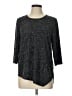 Chico's Gray 3/4 Sleeve T-Shirt Size Lg (2) - photo 1