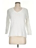 Pria White Pullover Sweater Size M - photo 1