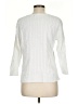 Pria White Pullover Sweater Size M - photo 2