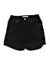 Wax Jean Solid Black Shorts Size S - photo 1