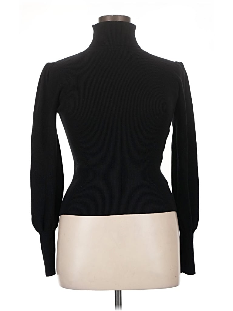 Pre-owned Love Tree Turtleneck Sweater In Black