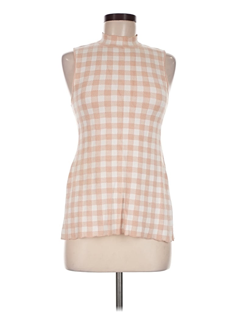 Pre-owned Staud Sweater Vest In Tan
