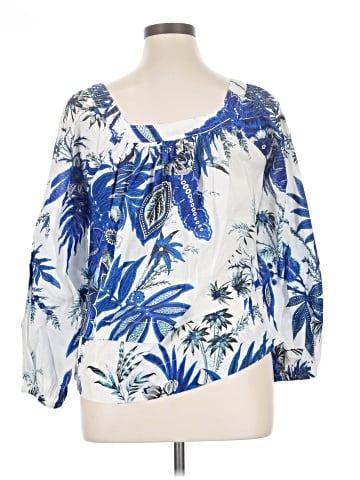 Elie Tahari 3/4 Sleeve Blouse (view 2)