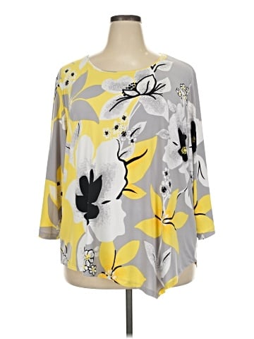 Allison Daley 3/4 Sleeve Blouse (view 1)