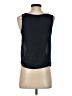Final Touch 100% Polyester Black Sleeveless Top Size S - photo 2