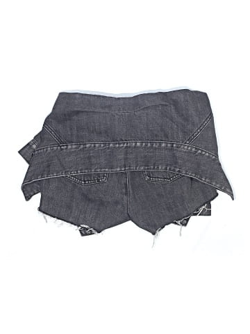 Alexander Wang Denim Sleeve Tie Shorts (view 2)