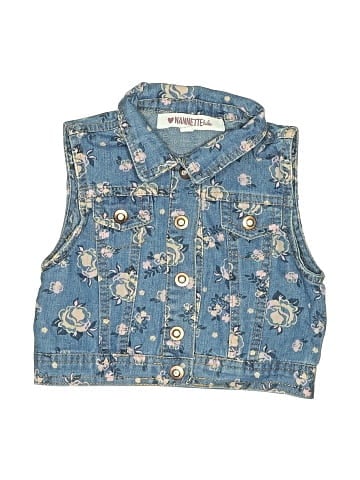 Nannette Denim Vest (view 1)