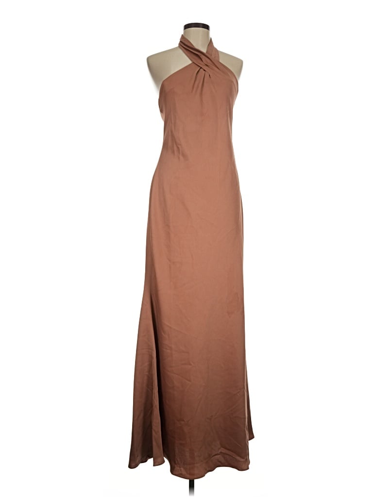 Pre-owned Bhldn Cocktail Dress In Brown