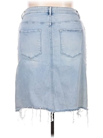 Risen Denim Skirt (view 2)