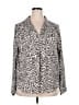Sanctuary Animal Print Ivory 3/4 Sleeve Blouse Size XXL - photo 1