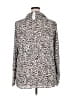 Sanctuary Animal Print Ivory 3/4 Sleeve Blouse Size XXL - photo 2