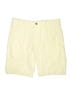 Izod Golf 100% Polyester Solid Yellow Khaki Shorts Size 31 waist - photo 1