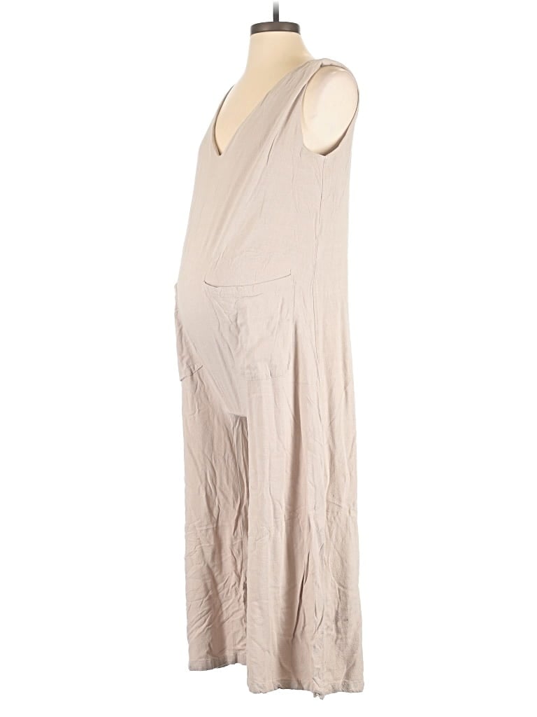 Pre-owned Bumpsuit Jumpsuit In Tan