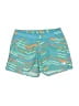 The North Face 100% Polyester Teal Board Shorts Size 7 - 8 - photo 1