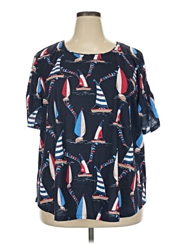 Allison Daley Short Sleeve Blouse (view 1)