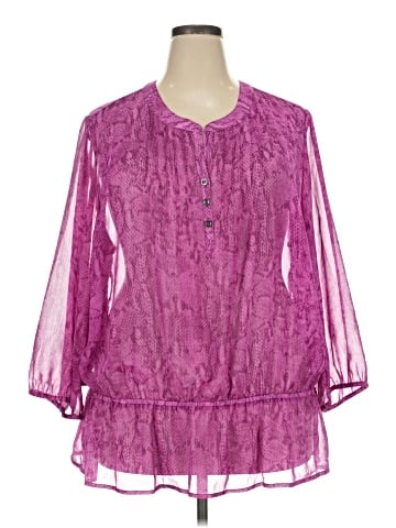 Jones New York Sport 3/4 Sleeve Blouse (view 1)