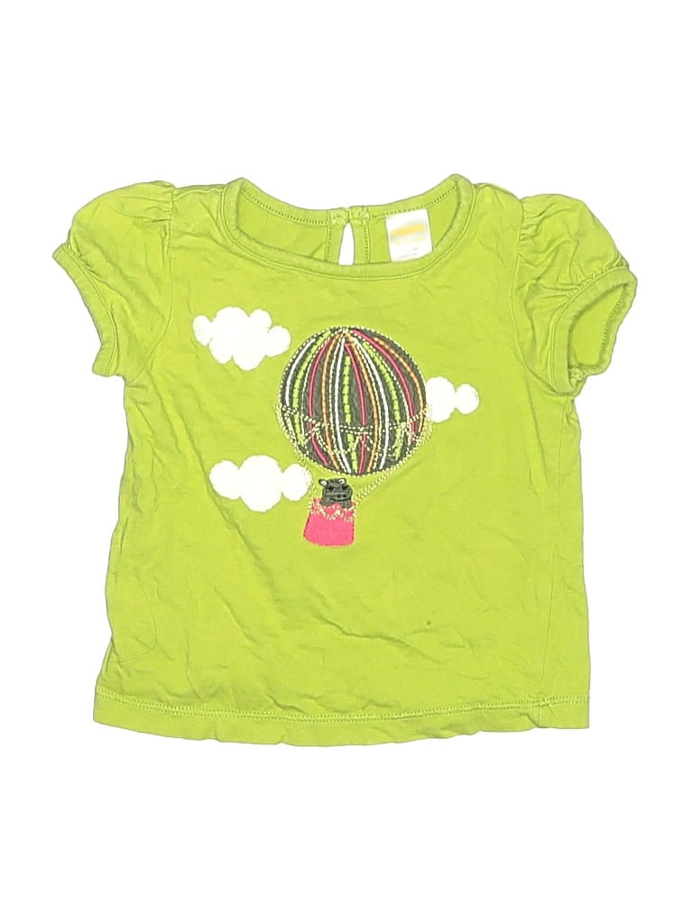 Pre-owned Gymboree Kids' Short Sleeve T-shirt In Green